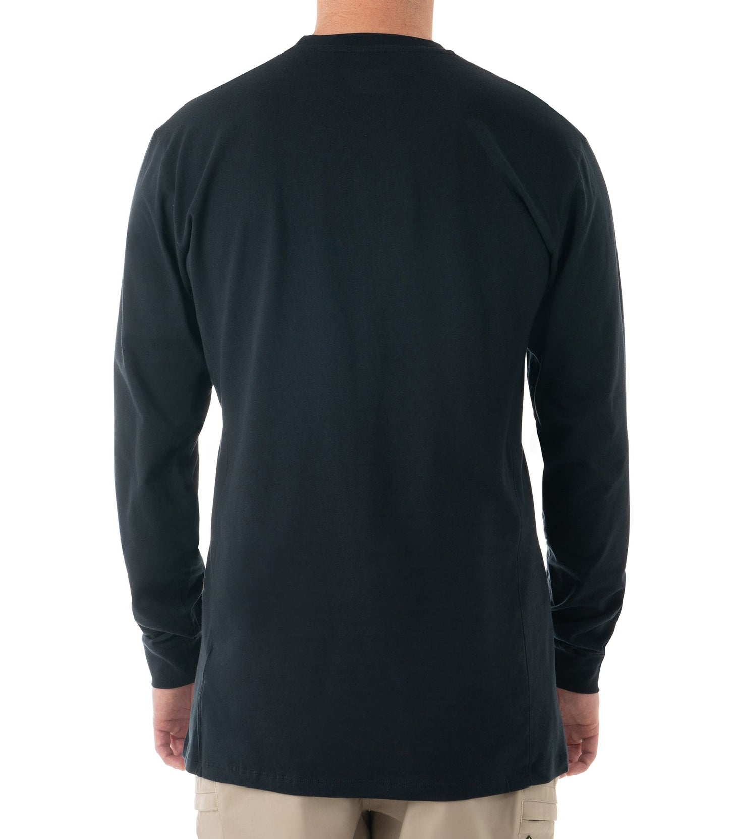 Men's Tactix Cotton Long Sleeve T-Shirt with Chest Pocket